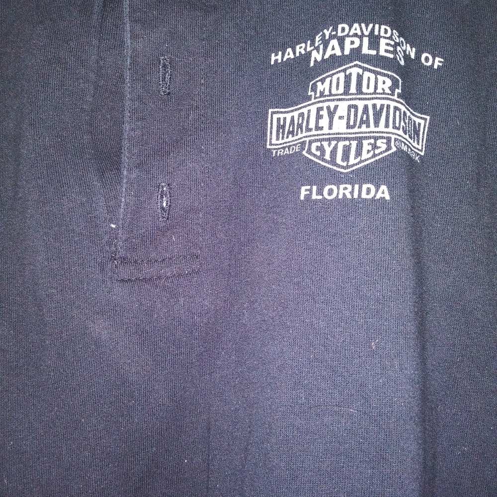Men's size large harley Davidson black shirt